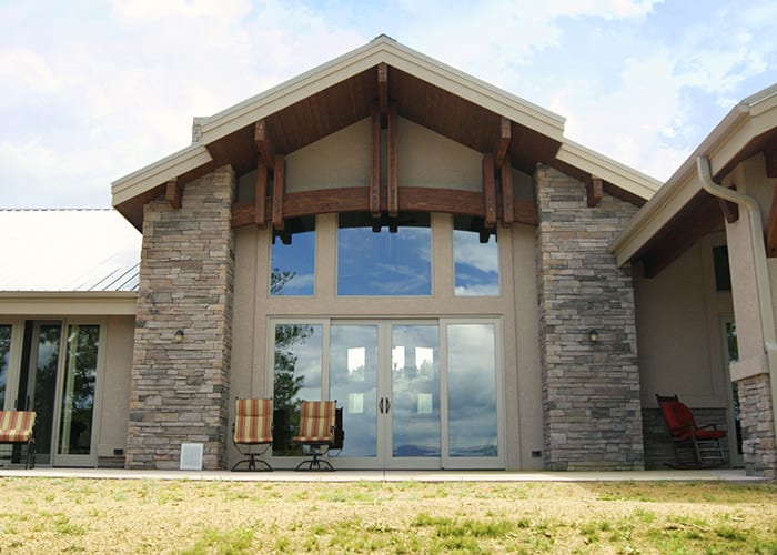 curved beam truss exterior